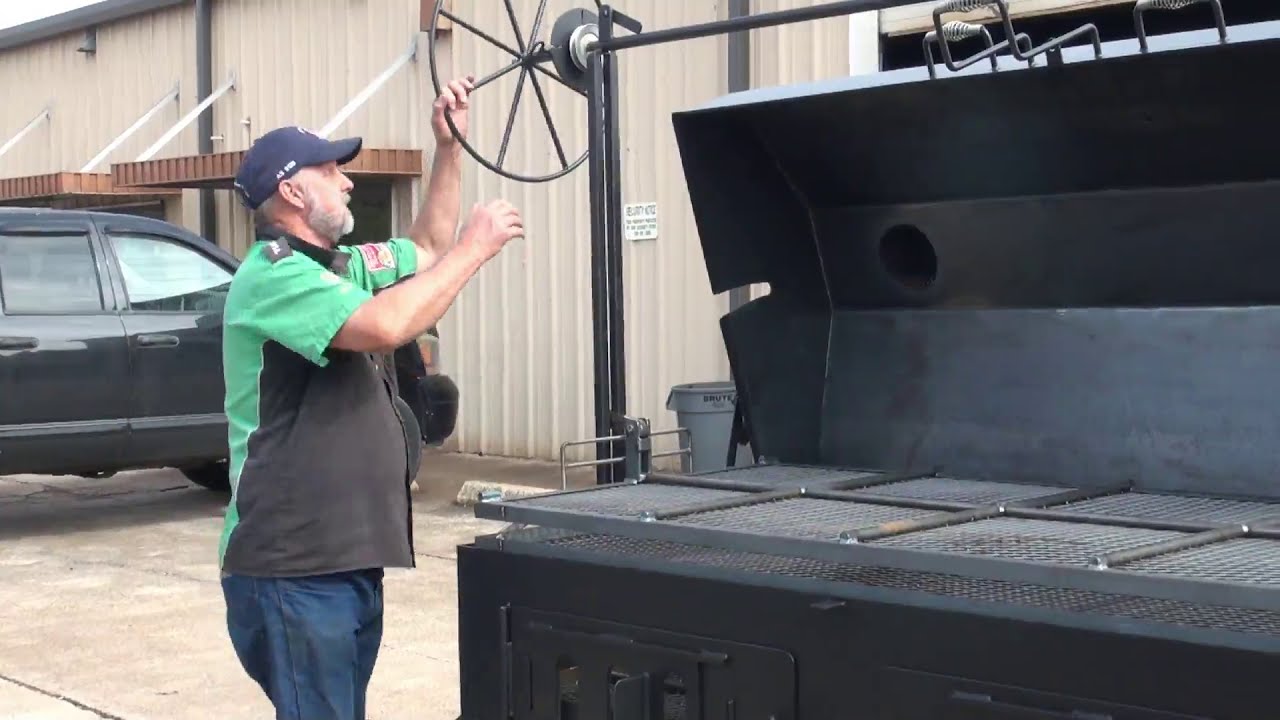 Giant commercial grill
