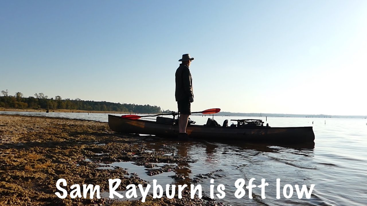 Paddling Sam Rayburn (Deer Stand, low water, fall break)(Oct 13, 2025)
