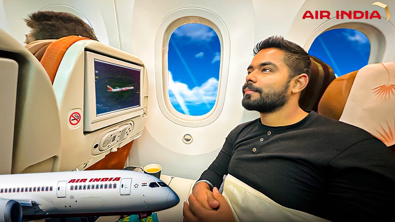 I took my LONGEST AIR INDIA flight to India 🇮🇳:  Paris to Delhi in 10 hours