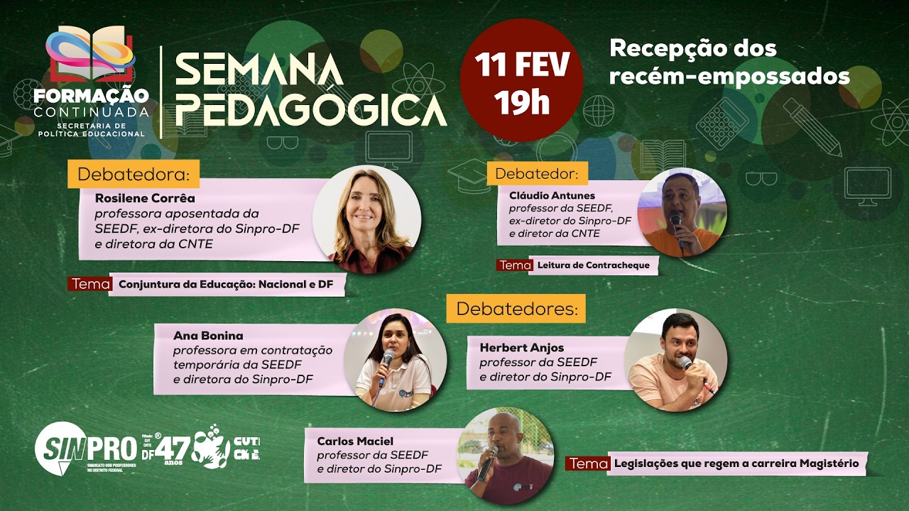 Recepção dos recém-empossados