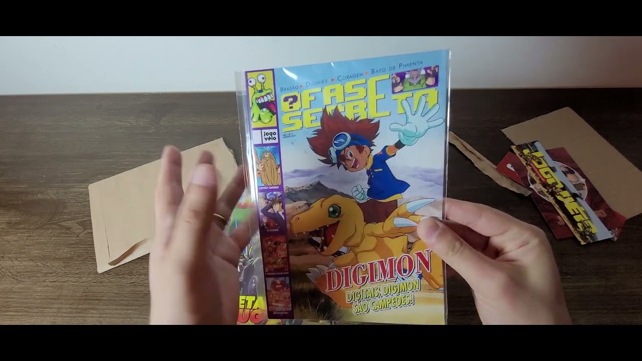 Novas Revistas Jogo Véio - Metal Slug e Digimon