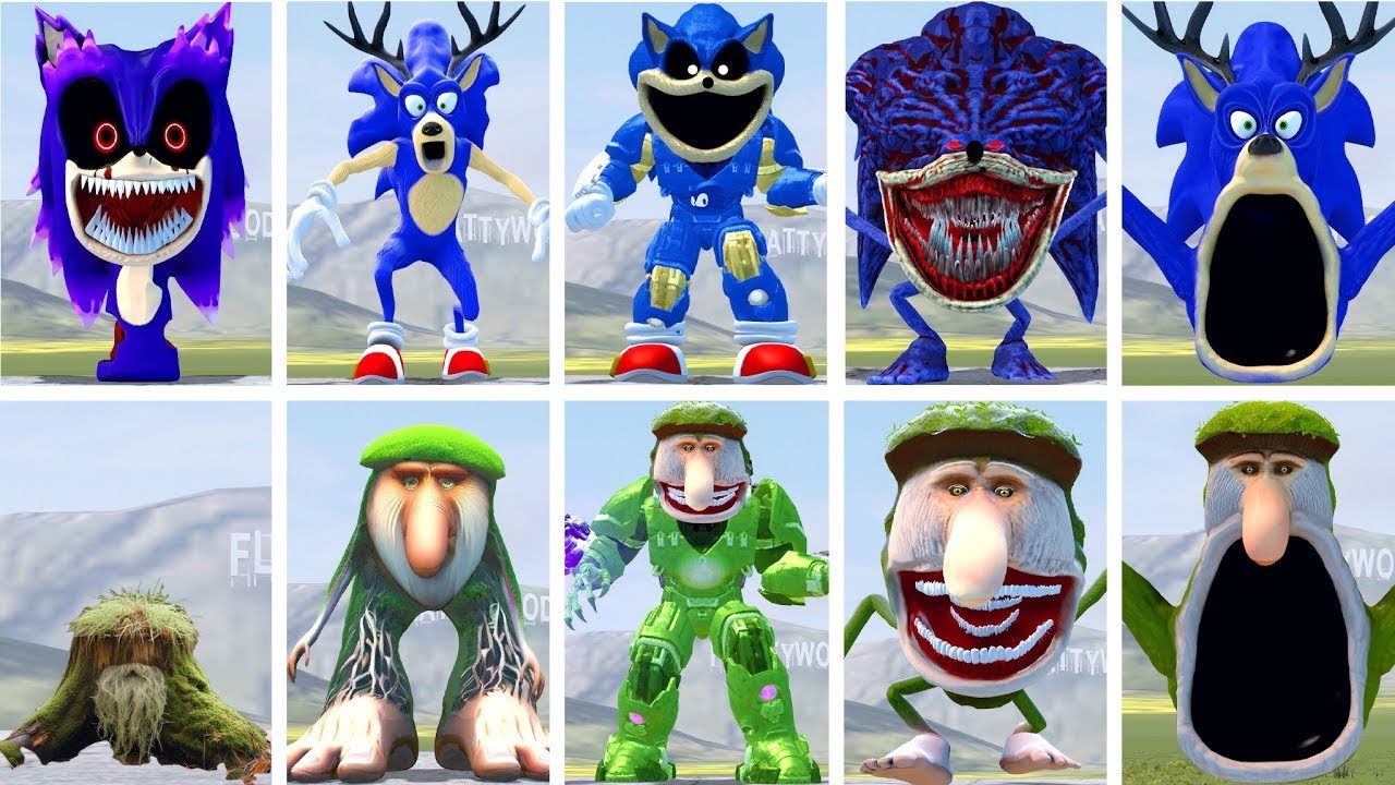 EVOLUTION OF ALL ODINDINDUN VS SHIN SONIC TAPES FAMILY POPPY PLAYTIME CHAPTER 4 in Garry's Mod