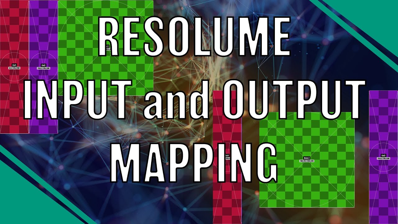 Основы отображения входных и выходных данных // Resolume Arena #resolume