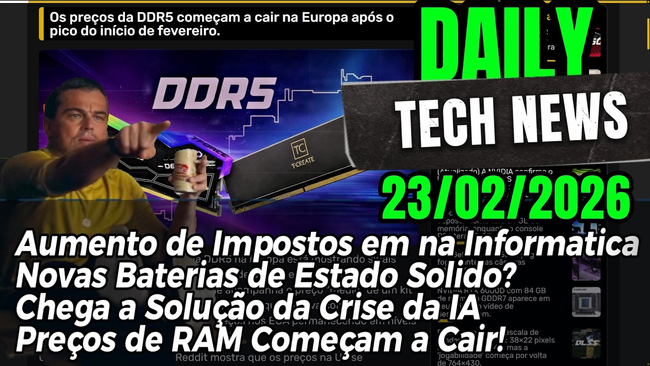 Aumento de 7.2% em eletrônicos! Solução para a Crise da IA chegou! Baterias de Estado Sólido será?