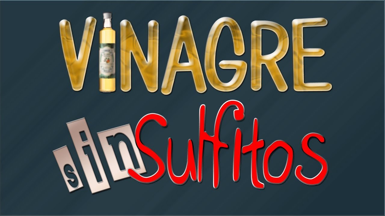 Vinagre sin sulfitos
