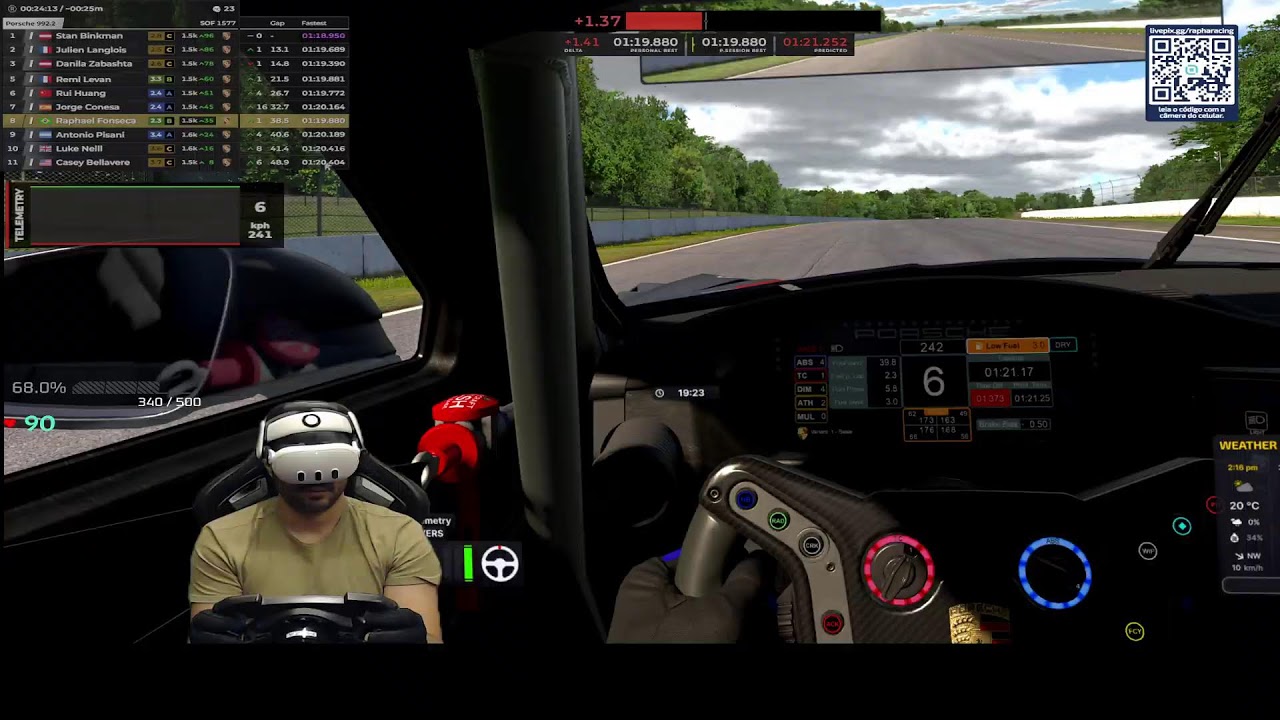 Caos em Road Atlanta na Porsche Cup!!!