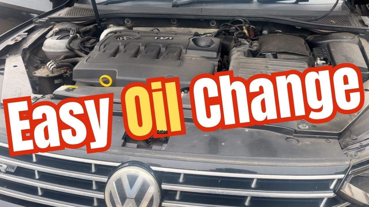 VW Passat B8 2.0 TDI DFCA easy oil & filter change