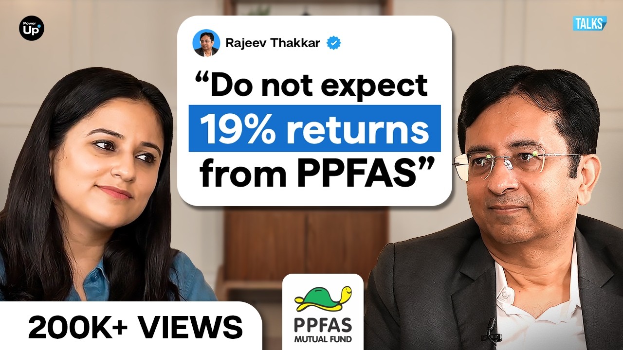 Rajeev Thakkar PPFAS: Why You Won’t Get 19% Returns Again l Power Talks Ep 11