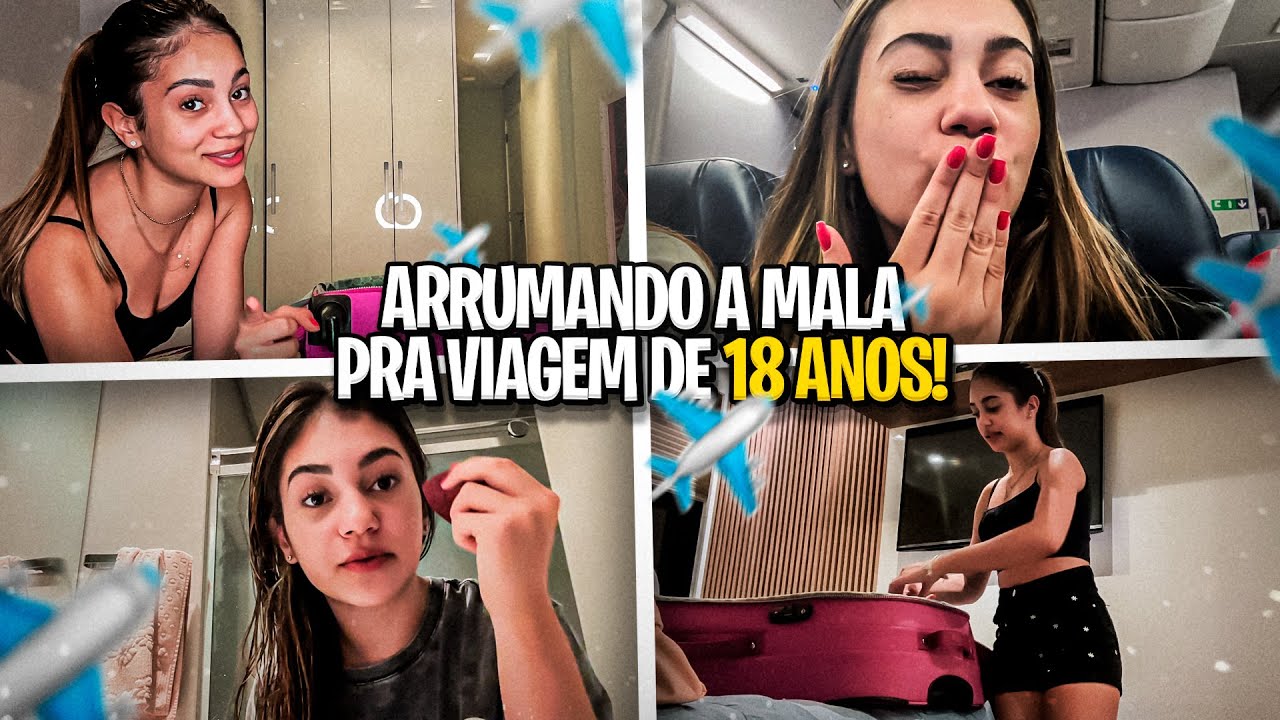 ARRUME A MALA COMIGO PRA MINHA VIAGEM DOS 18 ANOS! PRA ONDE EU VOU?