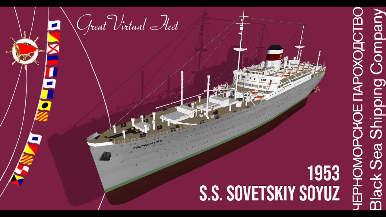 s.s. Sovetskiy Soyuz 1953 ex s.s. Albert Ballin