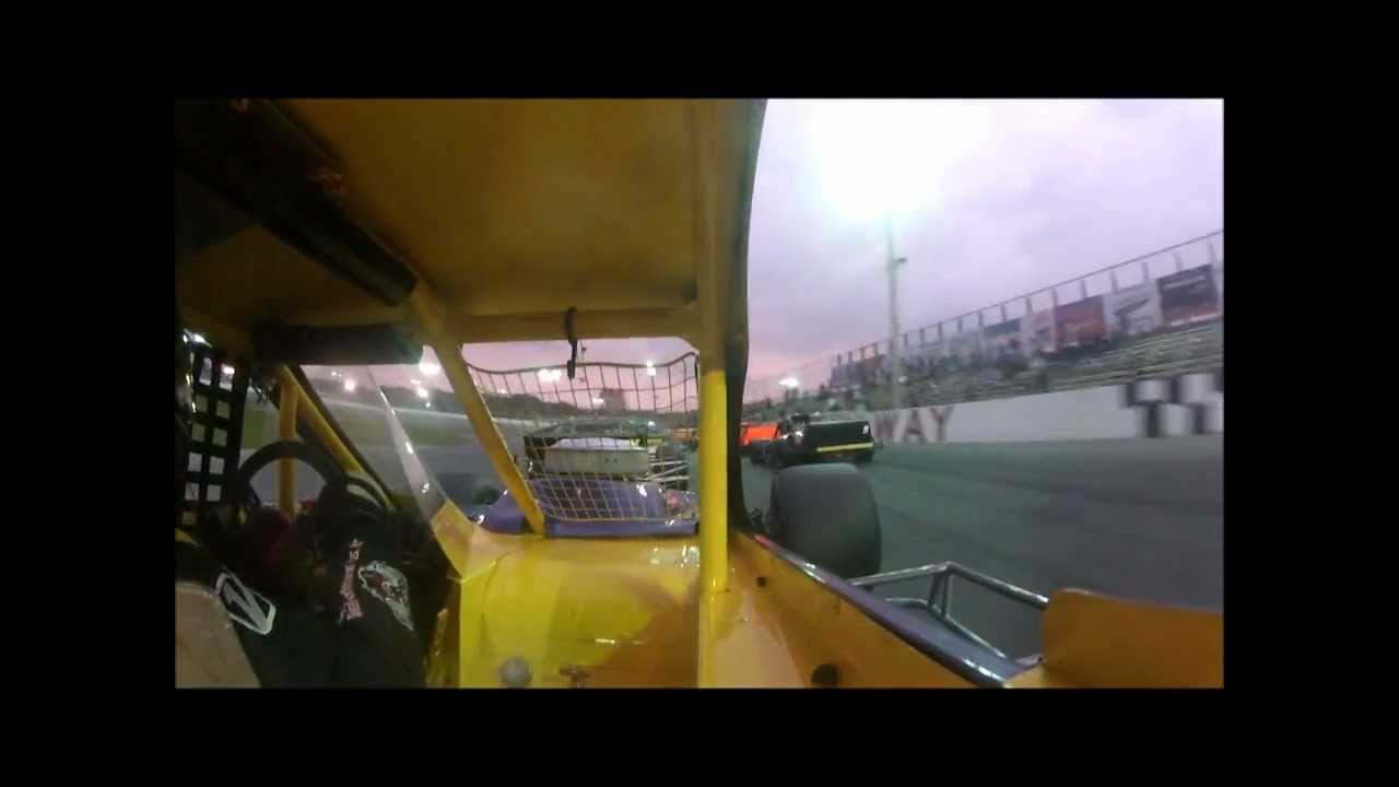 10-6-2012 Seekonk Speedway D.A.V. 53 Lapper Feature Race Driver's View #85