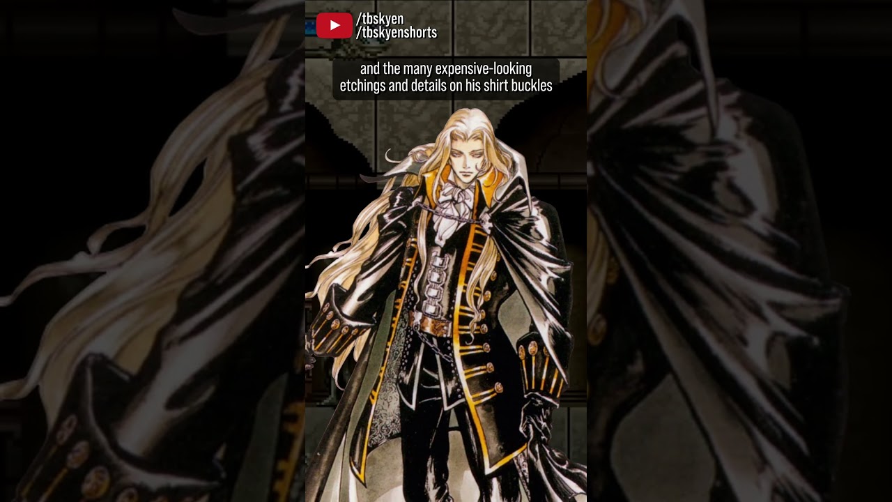 Alucard looks like his father's son, but also like his worst enemy | #castlevania