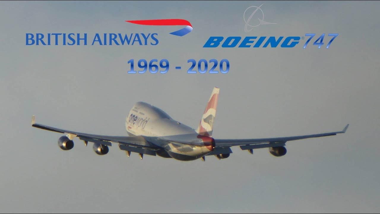 Goodbye British Airways Boeing 747's - A Jumbo Jet Tribute