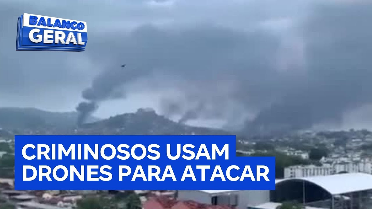 Criminosos usam drones para lan&ccedil;ar explosivos contra policiais no Rio de Janeiro