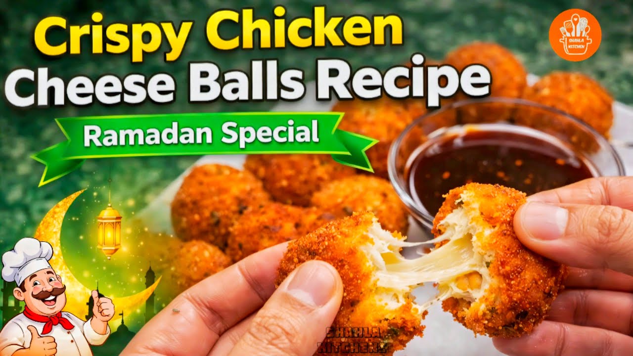 Crispy Chicken Cheese Balls Recipe |Ramzan EP 15 Special Recipe 2026 @ShahlaKitchen777 