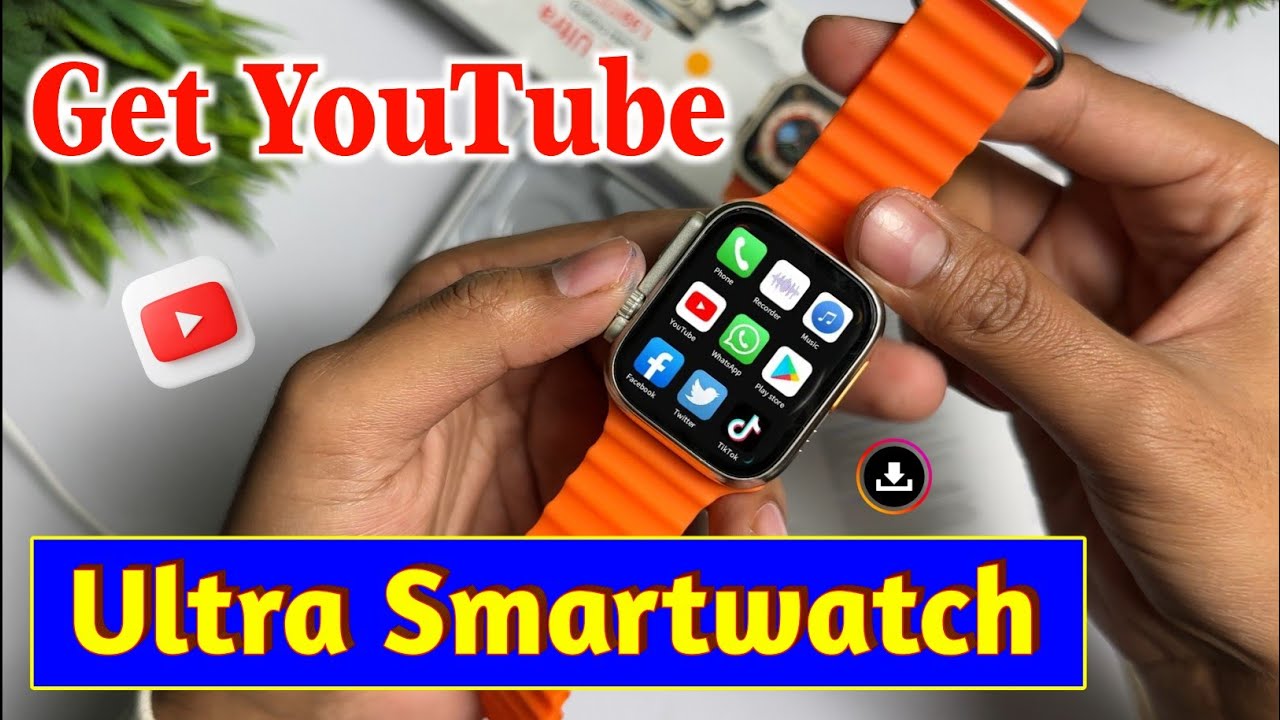 Get YouTube T900/T800 Ultra Smartwatch 😍T800 ultra smart watch me youtube kaise chalaye | Smartwatch
