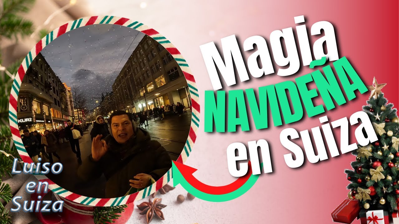 🎄Explorando la Magia Navideña de Zúrich: Bahnhofstrasse, Estación Central y Mercado navideño🌟