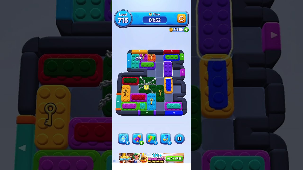 Solve Color Block Jam 715