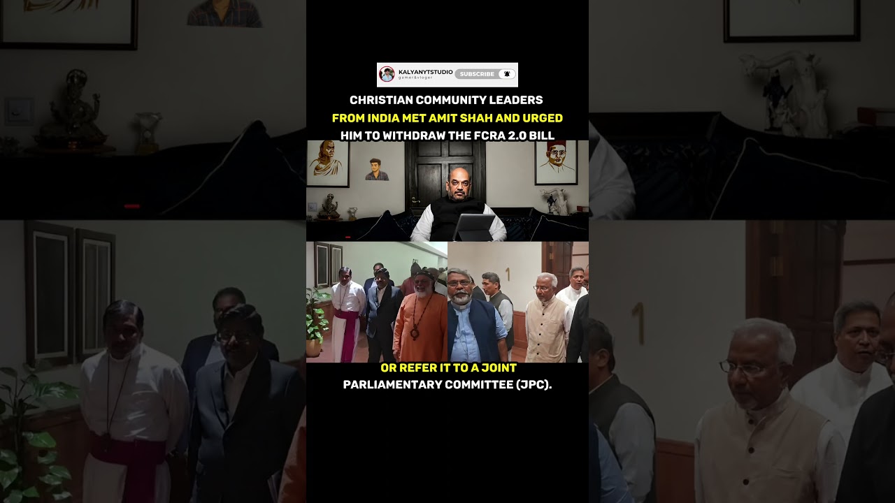 #AmitShah #FCRA #FCRA2 #FCRA2Bill #ChristianCommunity #JPC #modi #bjp #kalyanytstudio #trending