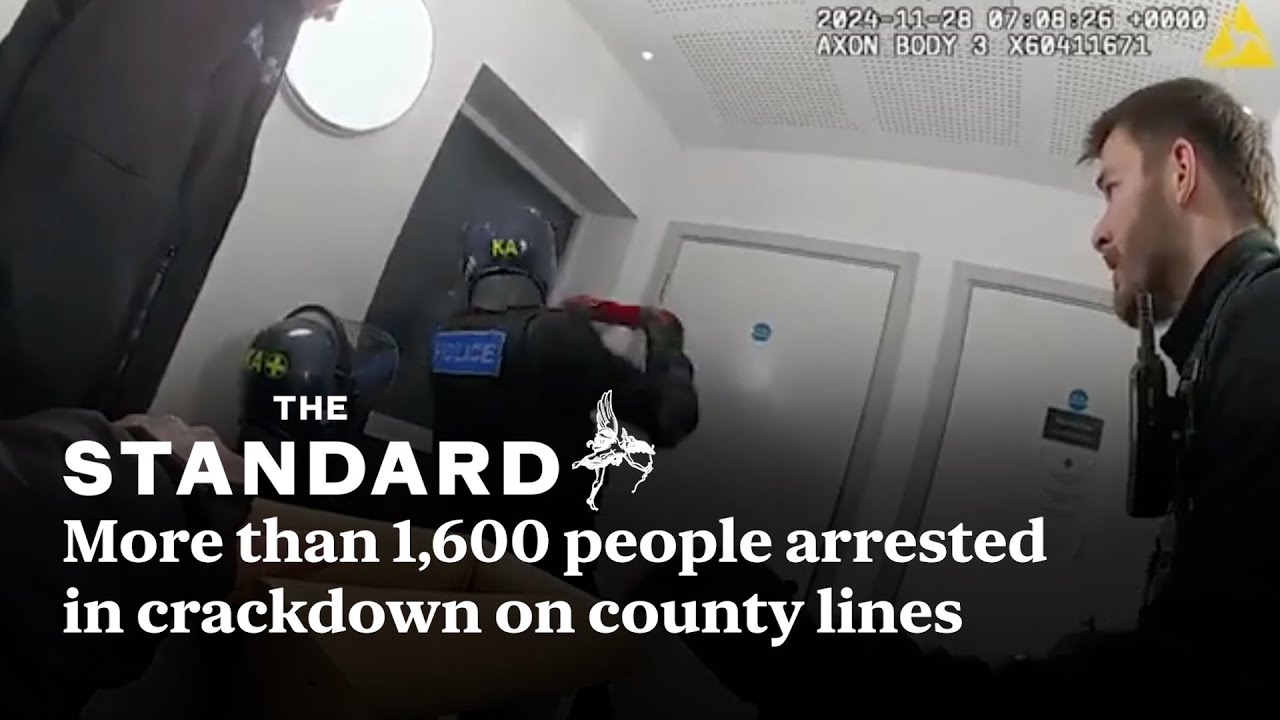 More than 1,600 people arrested in crackdown on county lines