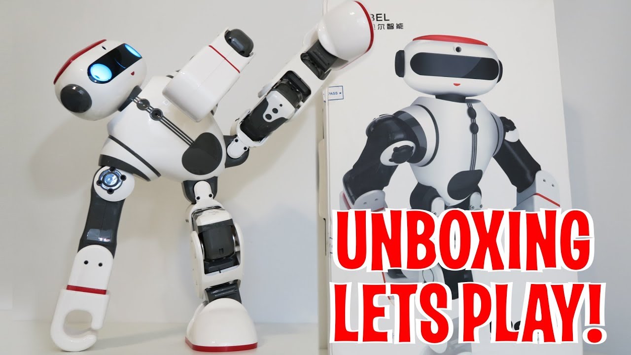 Unboxing & Let's Play - DOBI by WLtoys - Humanoid Robot Review - Intelligent Toy like Cozmo!