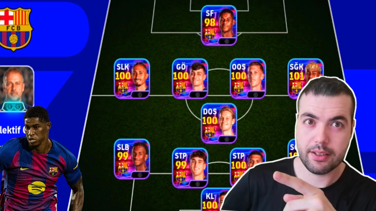 BARCELONA PAKETİNİ ALDIM 🔥FULLEDİM & DENEDİM (eFootball 2026 Mobile Link Up Flick ve Oyuncular)