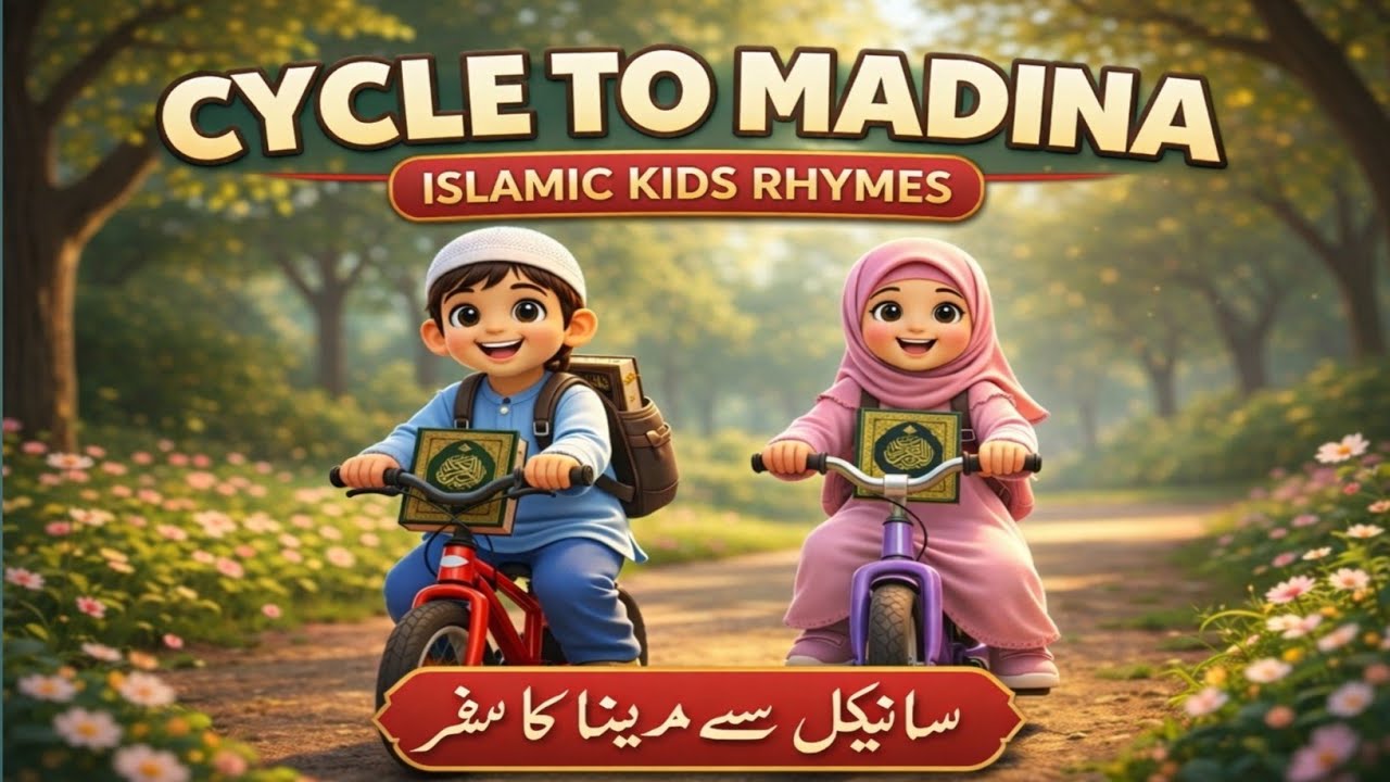 Cycle to madina | Islamic Kids Rhyme | toddler nursery rhymes | nursery rhymes | kids | child 