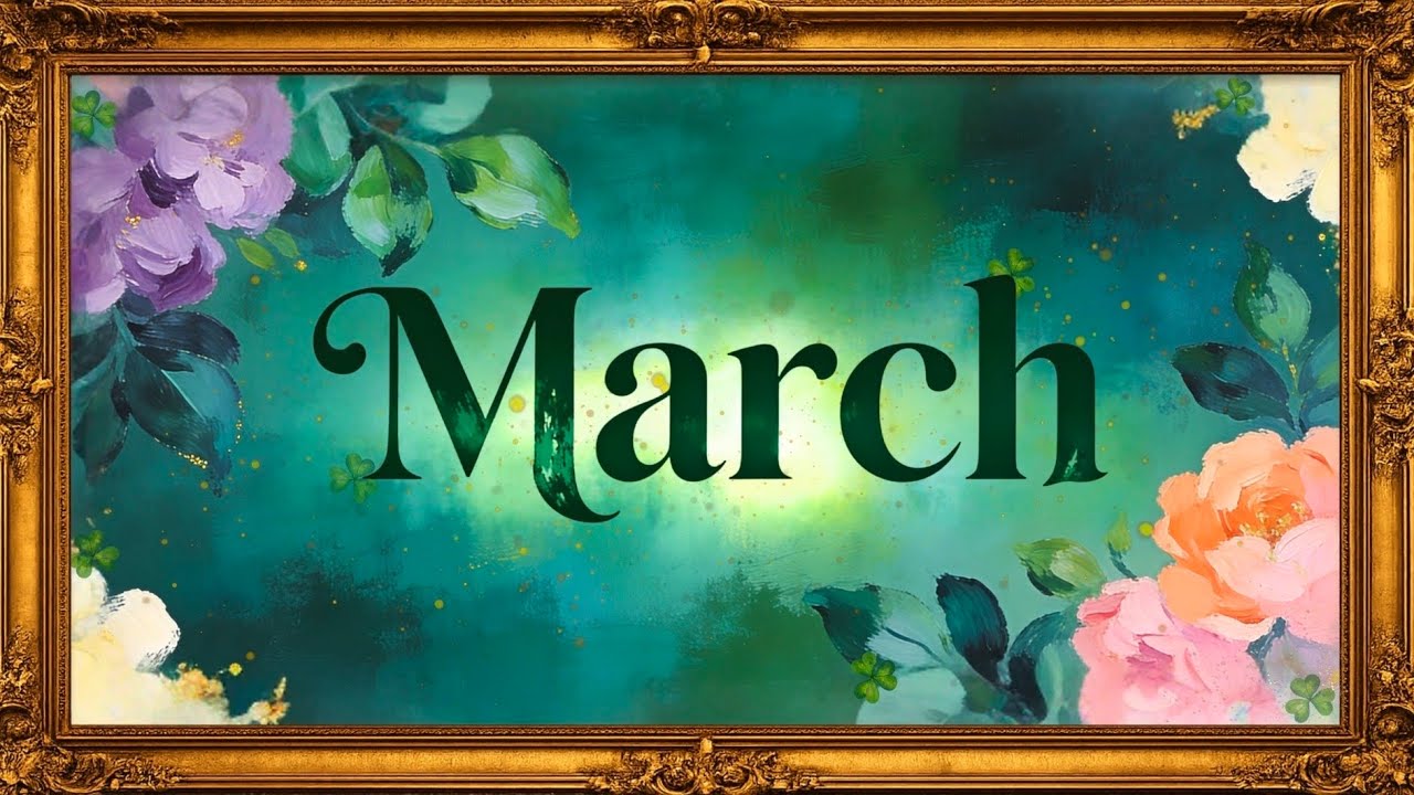 Elegant March Screensaver 🌿 Spring Ambience Background for TV & Classroom | Stay Cozy Ambience