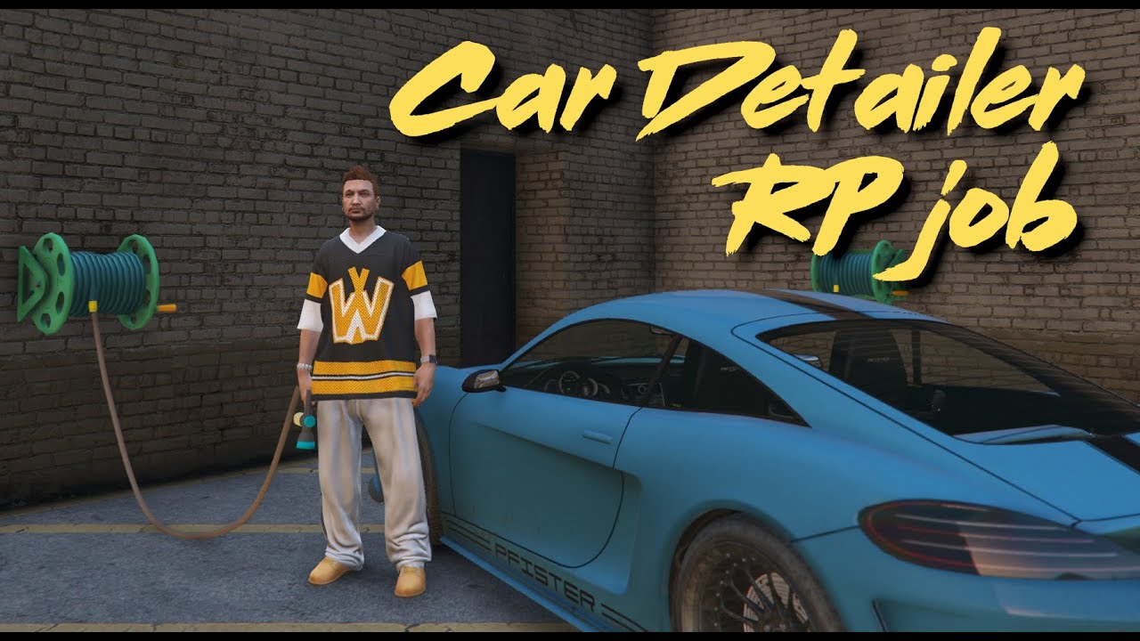Car wash / car detailer RP job (player to player) FiveM ESX & QBcore Script