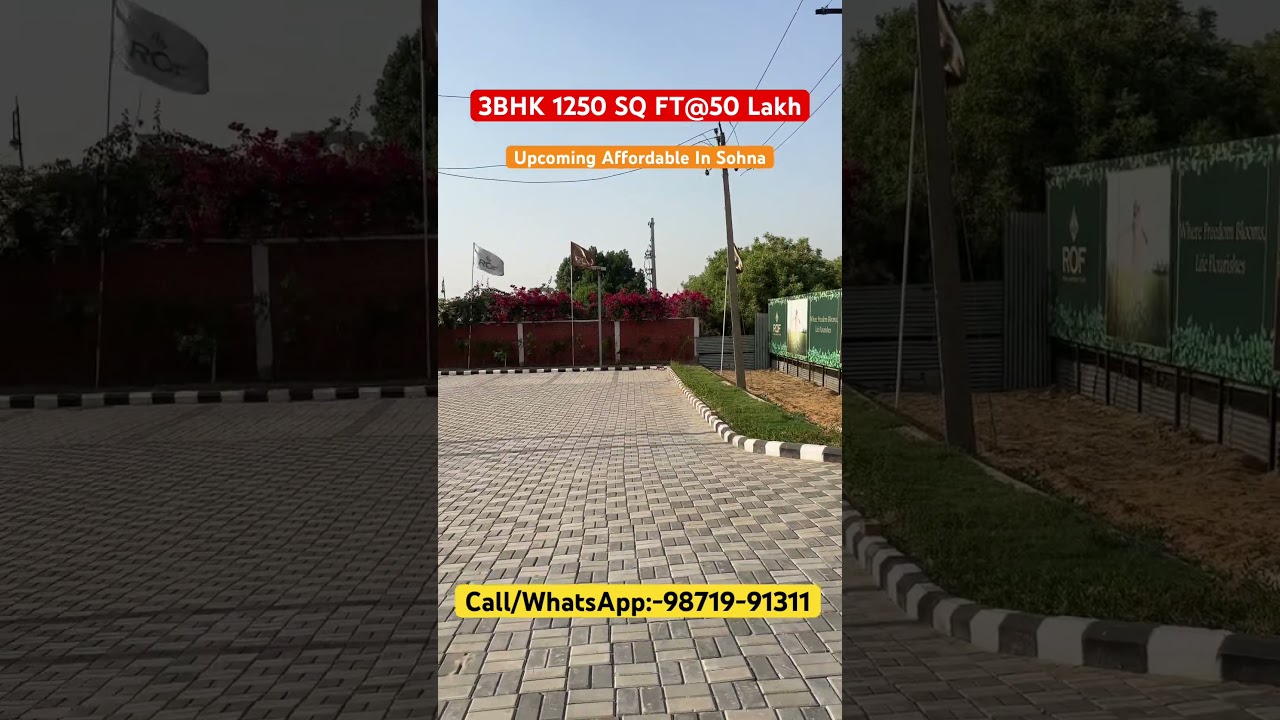 New Affordable Housing In sohna !! rof Group sector 7 Sohna #affordable