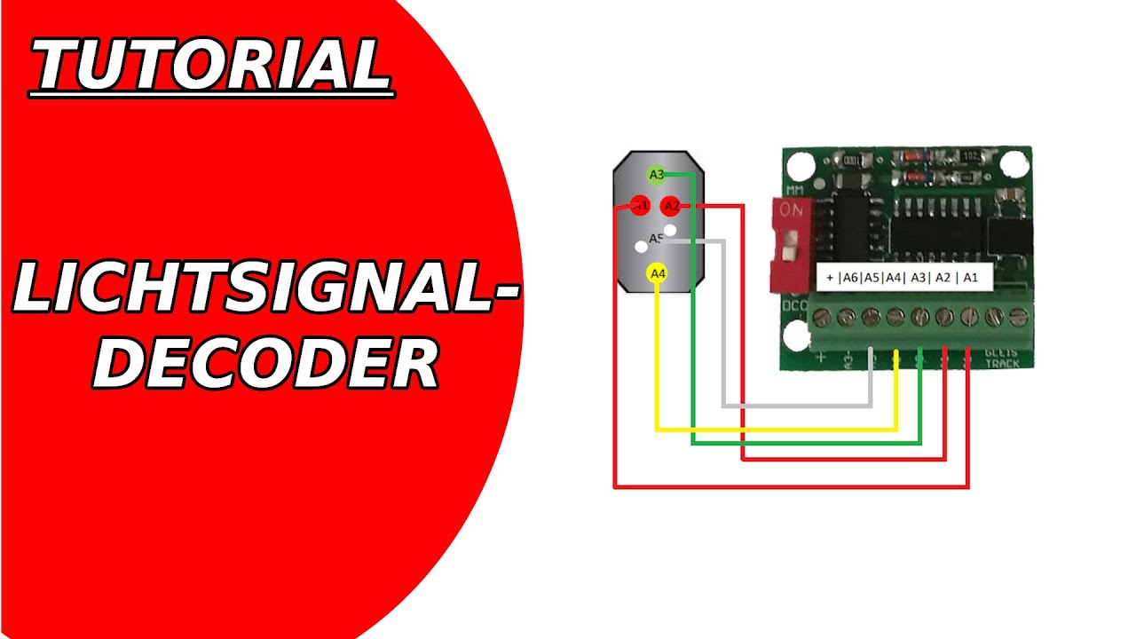 Modelleisenbahn Tutorial Lichtsignaldecoder MD-Electronics LSD
