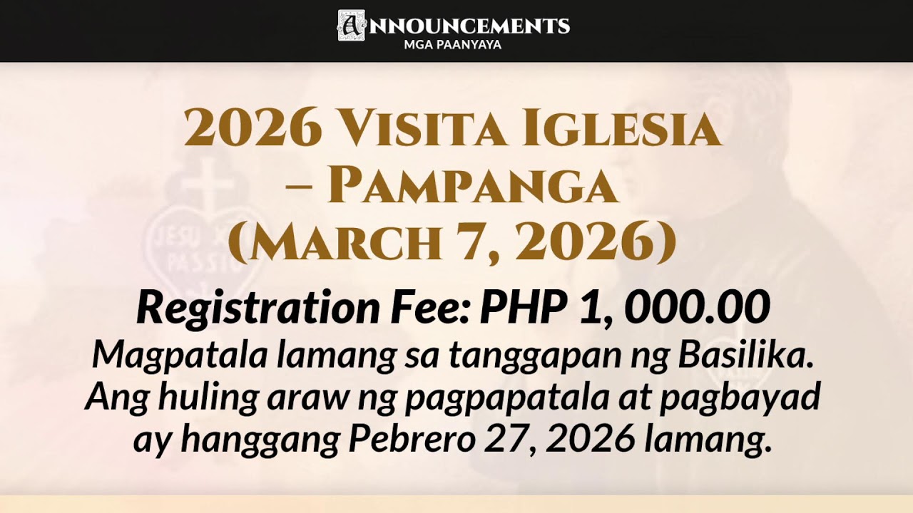 Sunday Holy Mass - February 8, 2026 | 6 AM