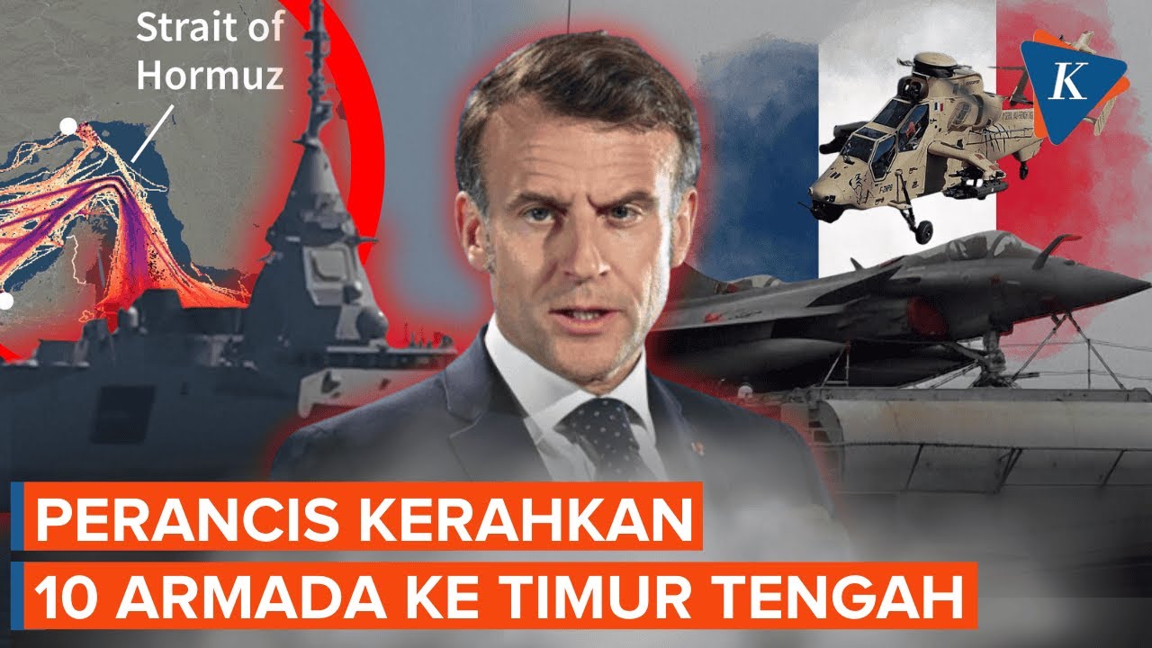 10 Armada Besar Perancis ke Timur Tengah di Tengah Perang, Ada Apa?