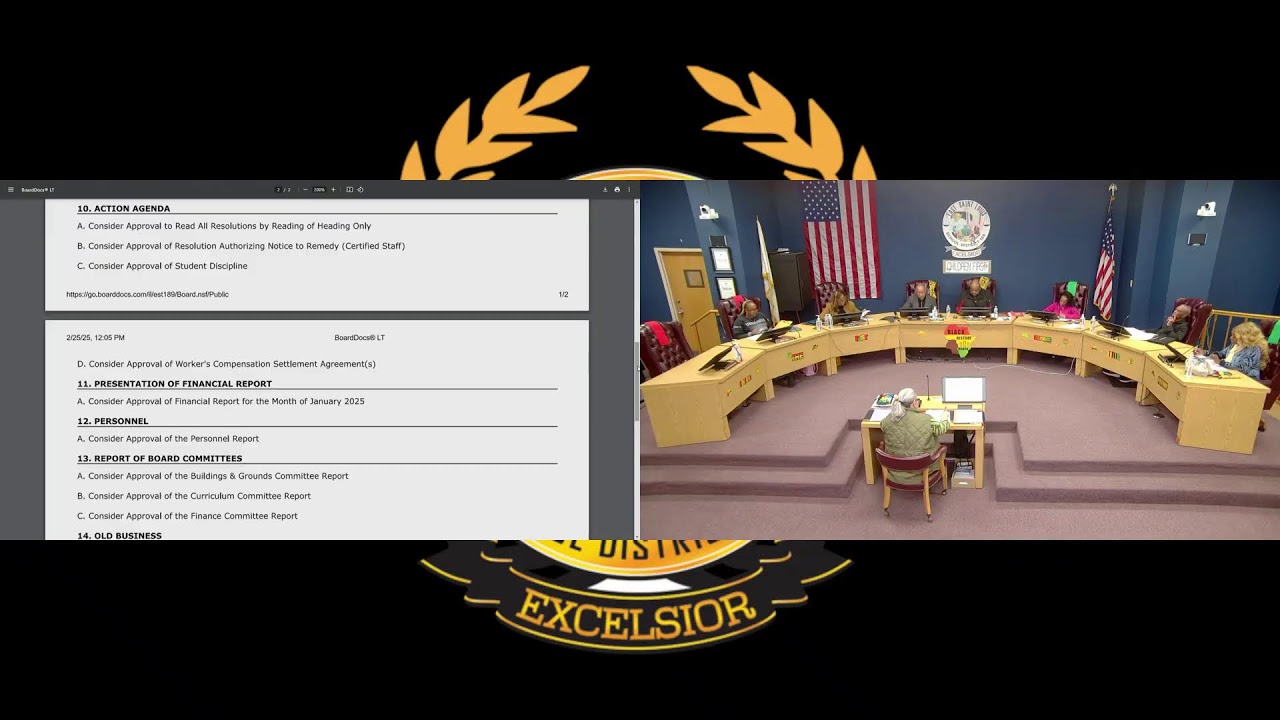 School Board Meeting - 2/25/2025