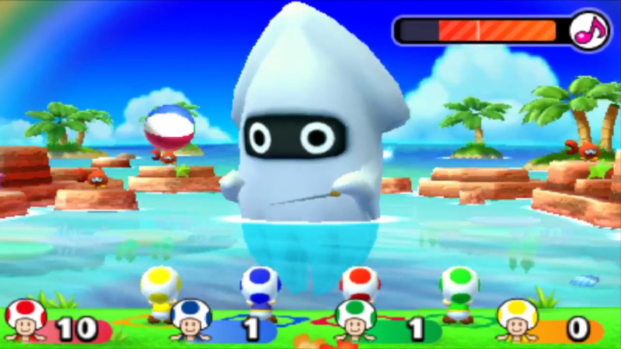 Mario Party Star Rush - Toad Scramble - World 0-2 | MarioGamers