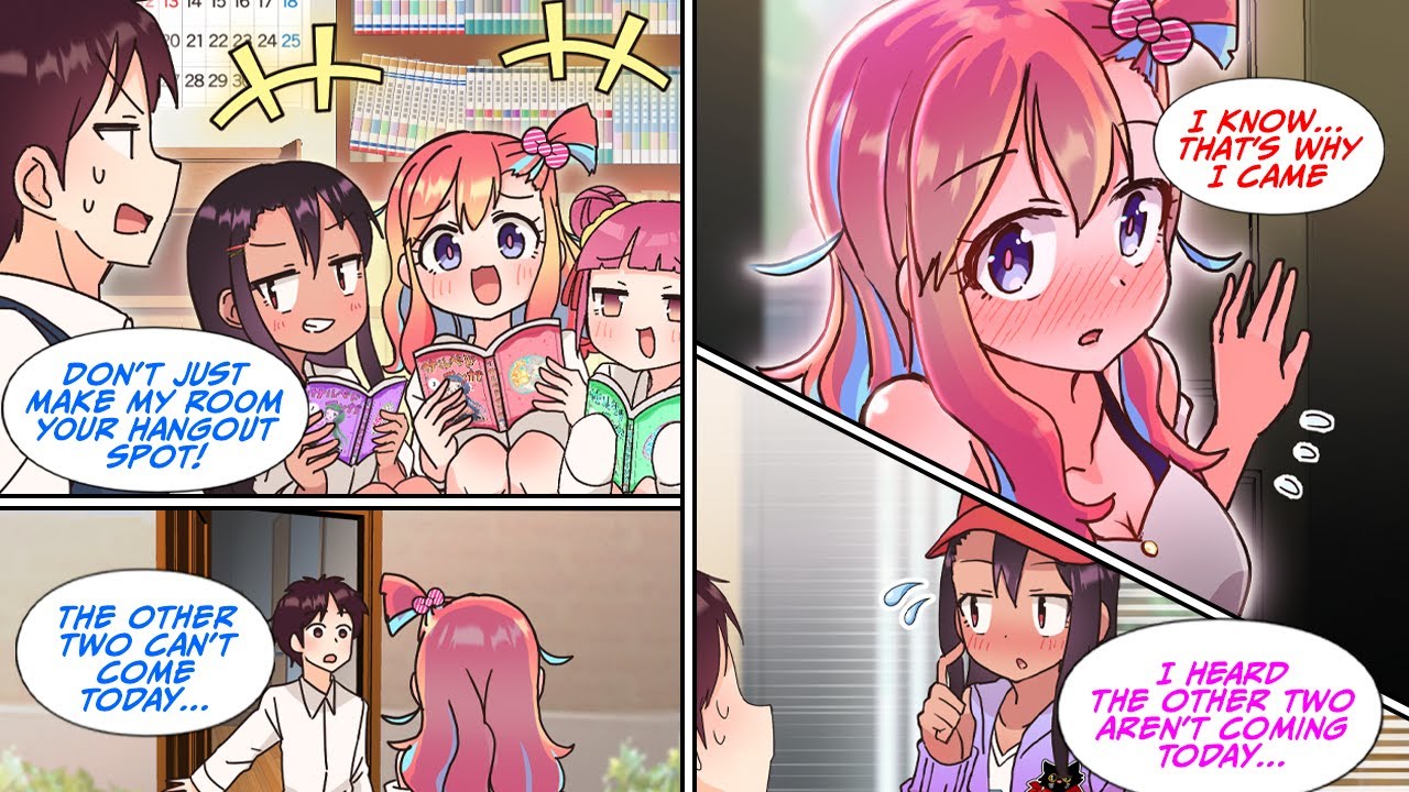 [Manga Dub] The three gyaru girls who made my manga-filled room their hangout spot [RomCom]