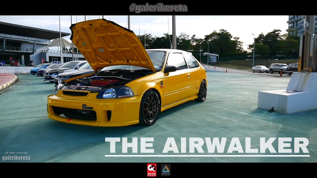 Honda Civic EK9 Airwalker - Borneo Kustom Show 2017