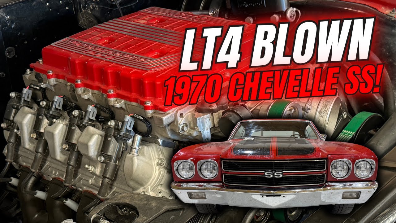 LT4-Blown 1970 Chevelle SS Build | First Fire, Dyno & First Drive!