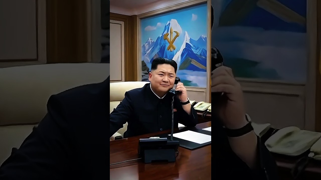 Kim Jong Angry Over Pakistani Memes 😂 | AI Comedy Phone Cal |Kim Jong Un + Pakistan + Funny|#shorts