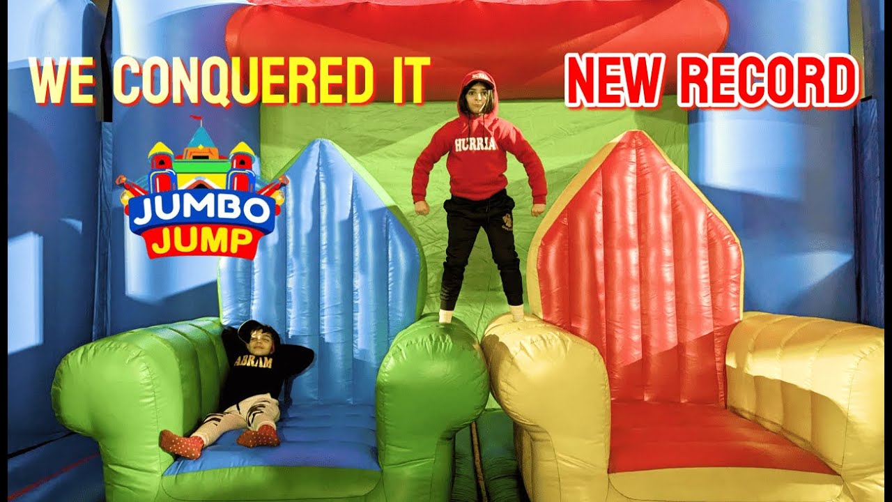 Breaking Records at Jumbo Jump: Hurria & Abram Conquer the Titan Track! | Jumbo Jump Vlog