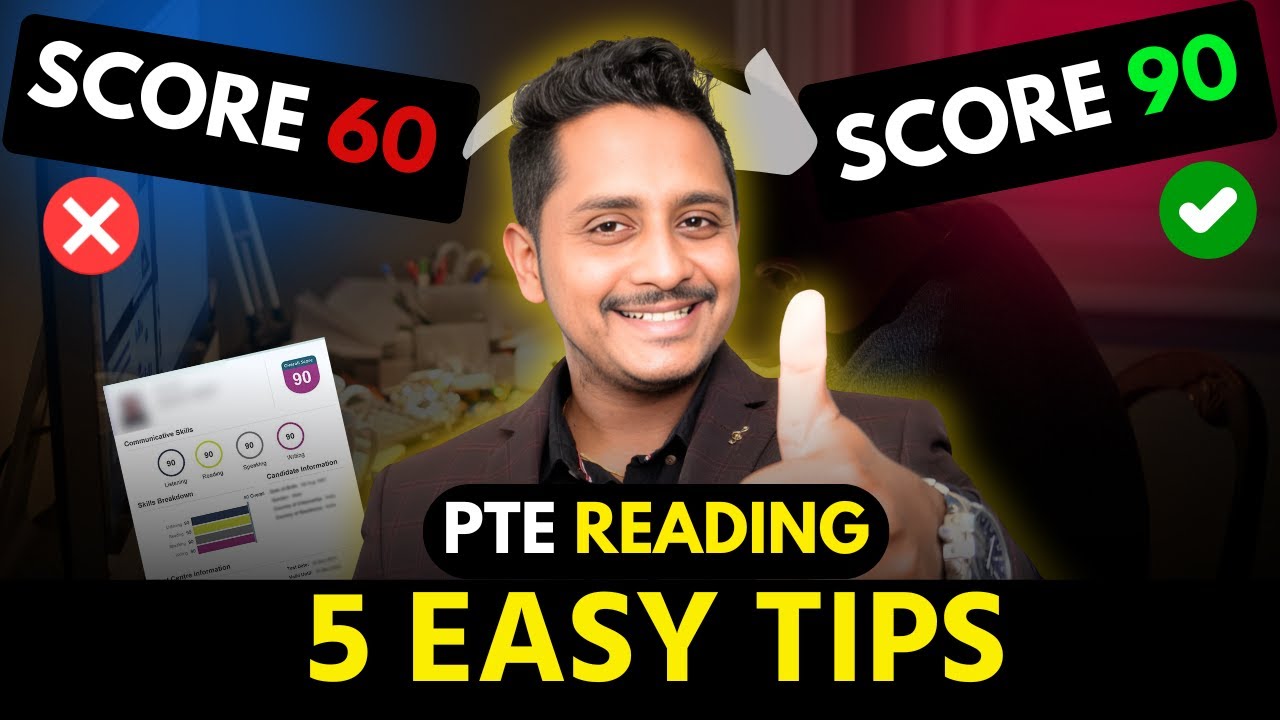 5 простых советов — как улучшить результаты PTE Reading с 60 до 90 | Навыки PTE Academic