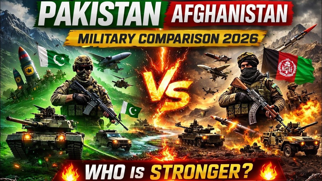 🇵🇰 Pakistan vs Afghanistan Military Power 2026 | 🇦🇫Afghanistan vs Pakistan Military Power Comparison