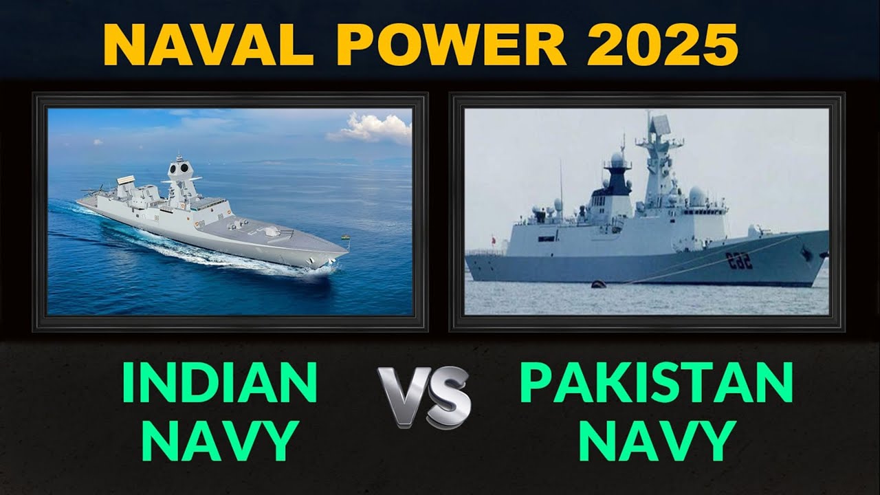 Indian Navy vs Pakistan Navy | Naval Power Comparison 2025 | Defense Tube