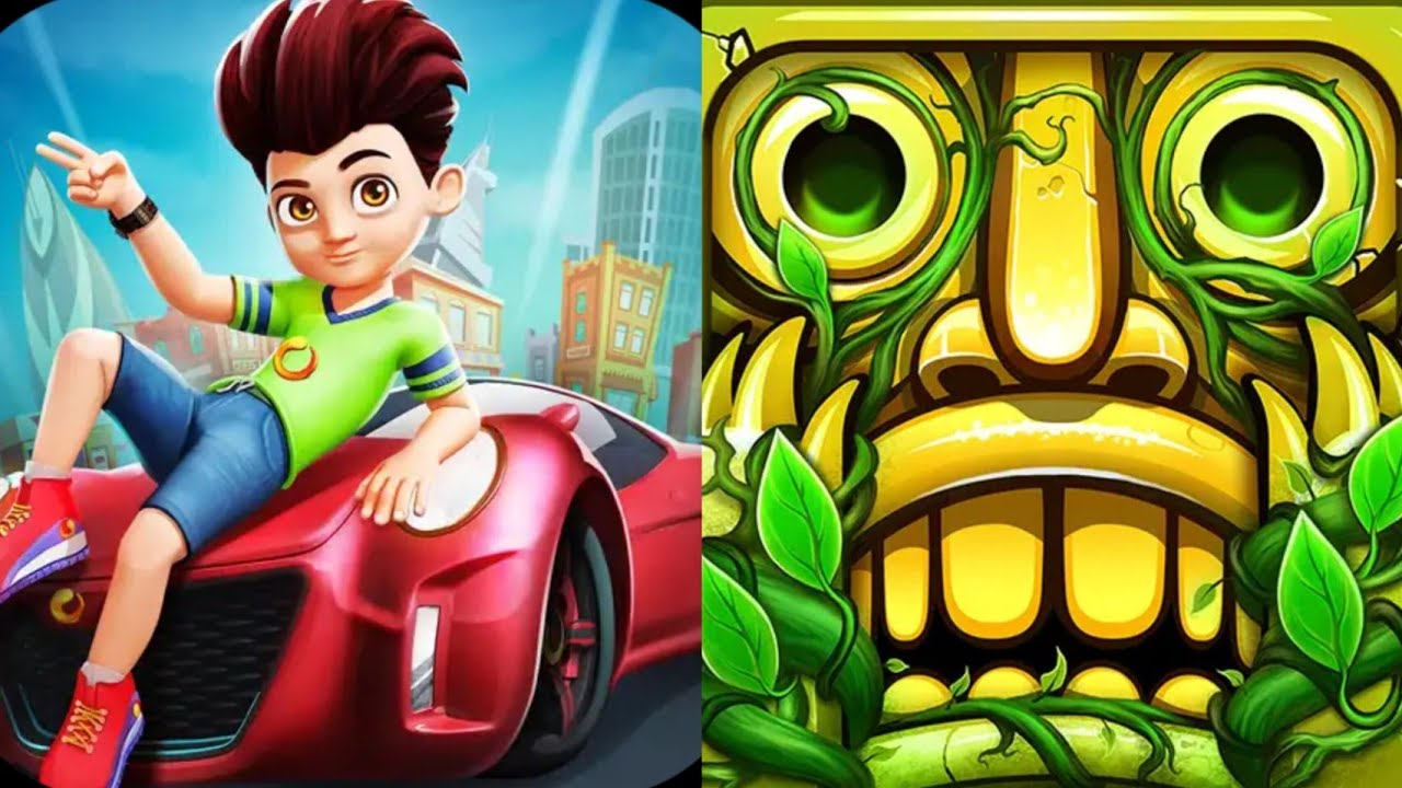 Kicko & Super Speedo VS  Temple Run 2 Android New update Gameplay
