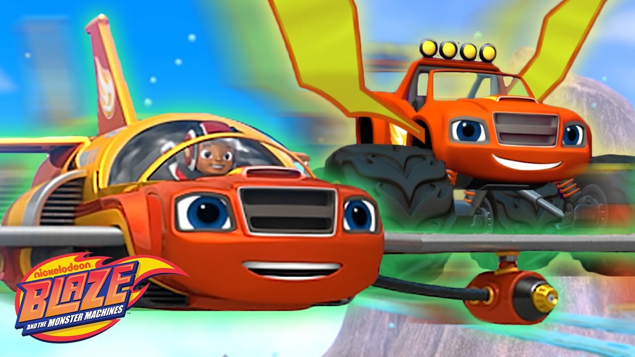 Blaze's Blazing Race #3 w/ Blaster Jet Blaze! | Games for Kids | Blaze and the Monster Machines