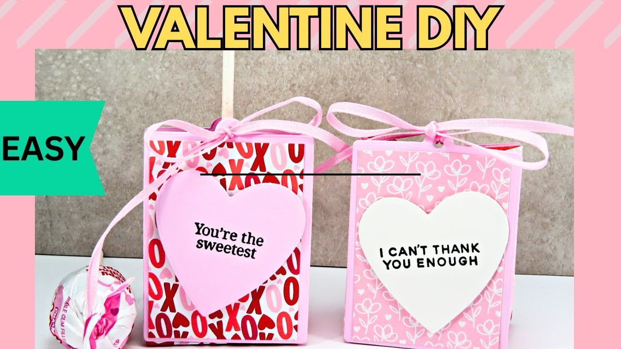 DIY Lollipop Holder And Gift Box- Double the Crafts!