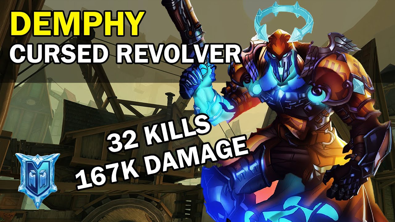 32 Kills 167K Damage DemPhy Androxus Paladins Competitive (Diamond) CURSED REVOLVER