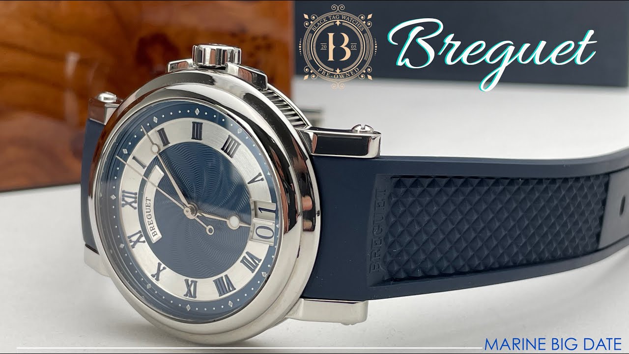Breguet Marine Automatic Big Date Blue Dial 5817ST/Y2/5V8