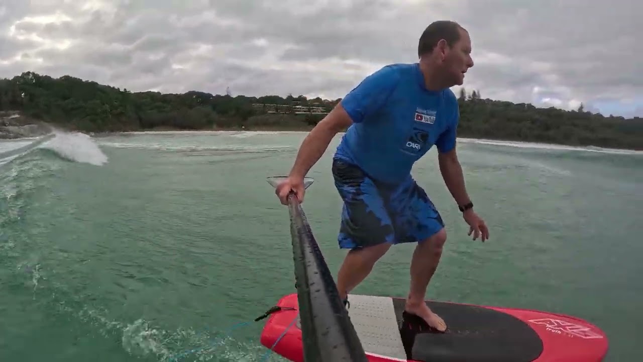 Supping Cylinder , Back to Cylinder to avoid the crowds . Sup foil & surfing