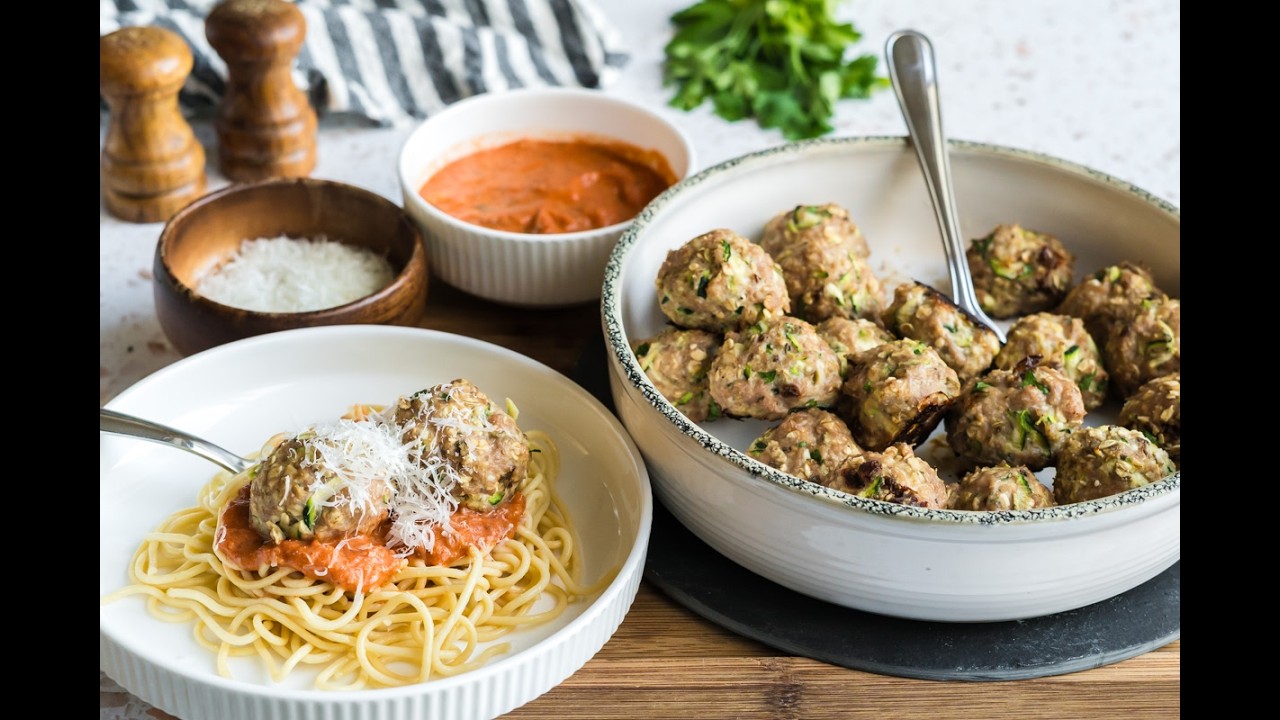 Italian Chicken & Veggie Meatballs